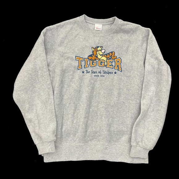 Vintage Disney Store Tigger Fleece Sweatshirt Sweater Womens M - Picture 1 of 5